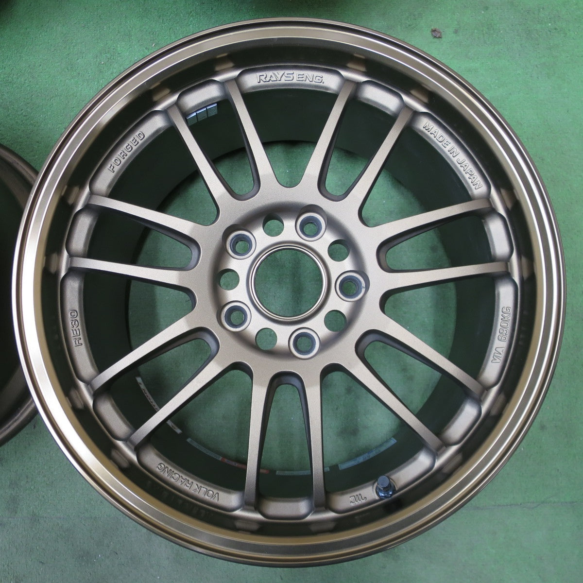 キレイ★RAYS VOLK RACING VR RE30 FORGED 17インチ レイズ ボルクレーシング 鍛造 17×9JJ PCD114.3/5H★6032402NGホ