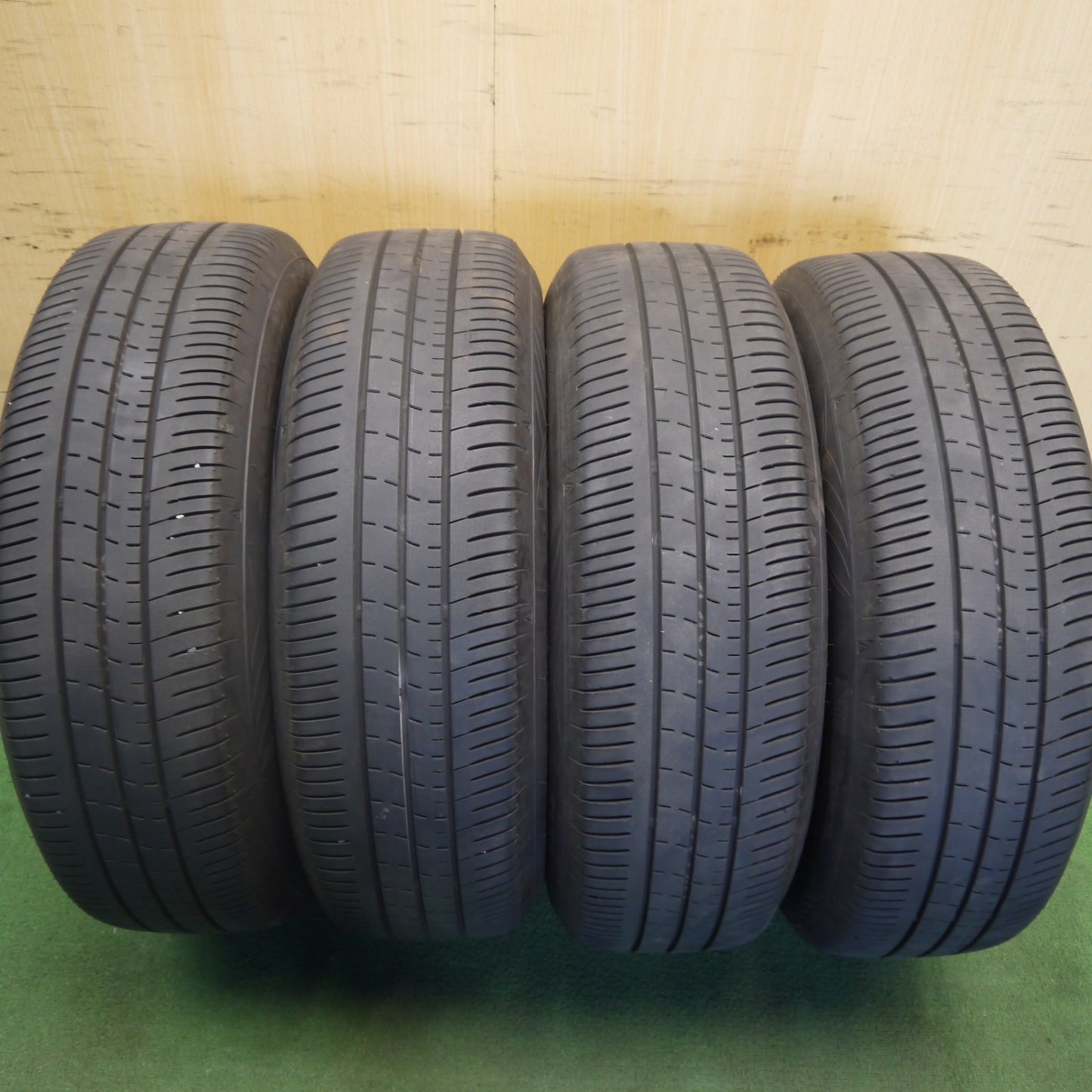 バリ溝！25年！キレイ！9分◎日産 C28 セレナ 純正 205/65R16 ダンロップ エナセーブ EC350+ 16インチ PCD114.3/5H◎6061201Hノ