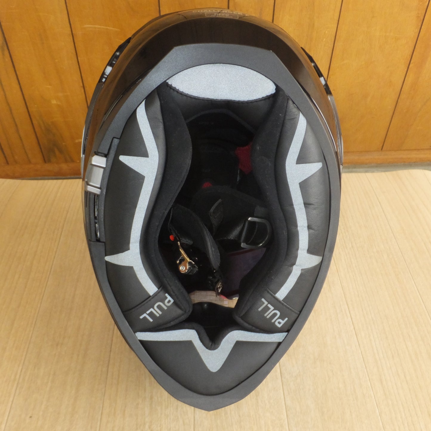 [送料無料] キレイ★LS2 HELMETS フルフェイスヘルメット CHALLENGER F　BLACK　SIZE L★
