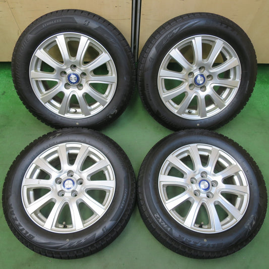 バリ溝！23年！8.5分★シエンタ 等 185/60R15 スタッドレス ブリヂストン ブリザック VRX2 JENEIGE 15インチ PCD100/5H★5103104イス