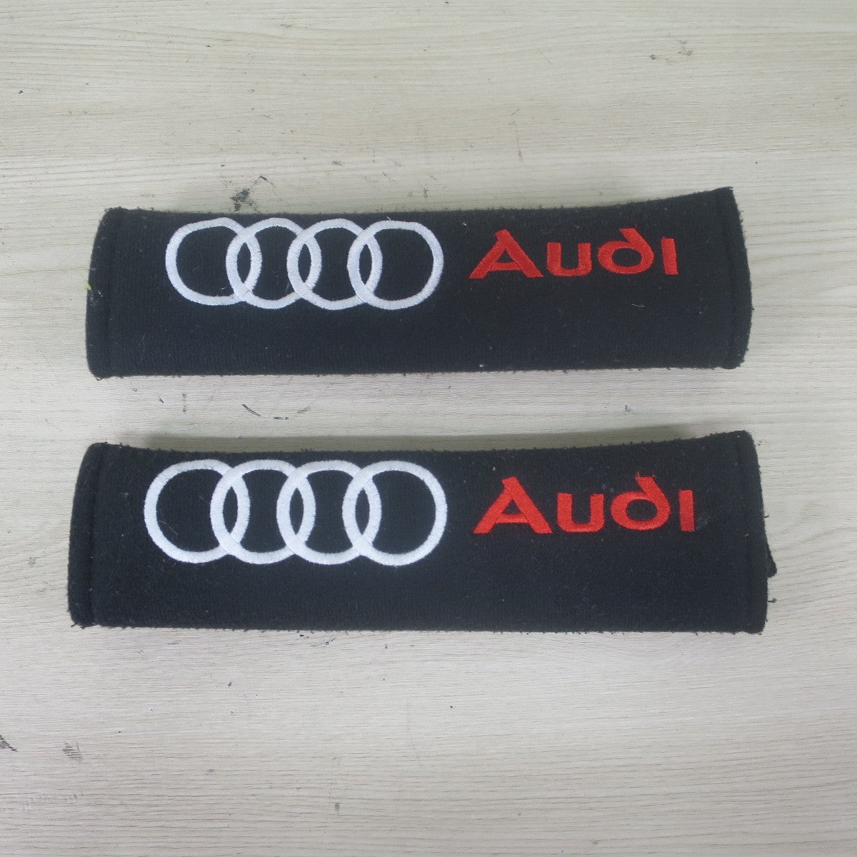 2点セット♪アウディ 純正 シート ベルト パッド カバー Audi カー パーツ 用品♪