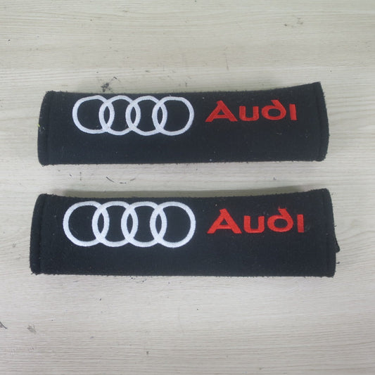 2点セット♪アウディ 純正 シート ベルト パッド カバー Audi カー パーツ 用品♪