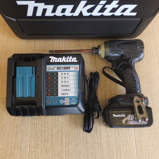 [送料無料] ★マキタ makita 充電式インパクトドライバ TD145D　バッテリ BL1830　急速充電器 DC18RF　セット★