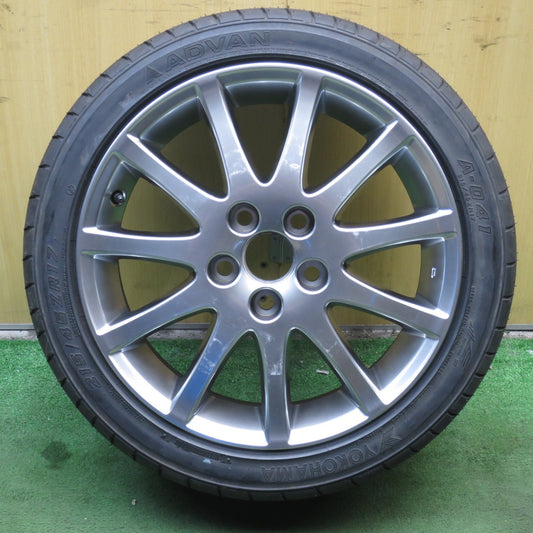 *送料無料* タイヤのみ未使用★トヨタ 17 クラウン アスリート 純正 215/45R17 ヨコハマ アドバン A-041 17インチ PCD114.3/5H★4060802クノ