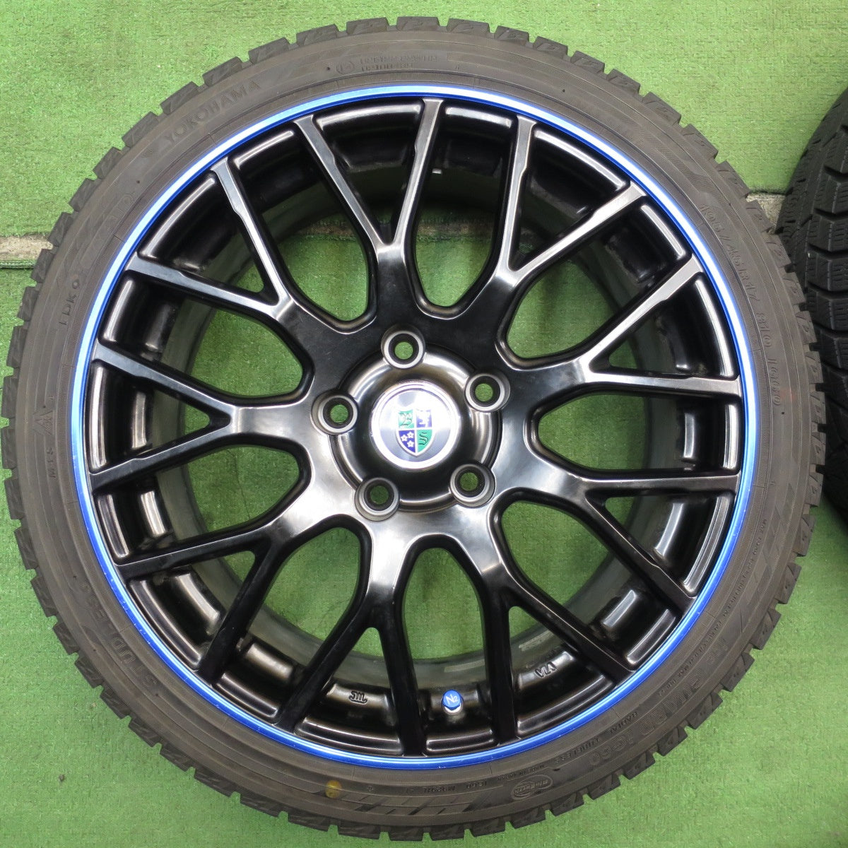 バリ溝！キレイ！9.5分★スタッドレス 195/45R17 ヨコハマ アイスガード iG60 BLEST BahnSport Type-902 ブレスト 17インチ PCD114.3/5H★5060902NJス