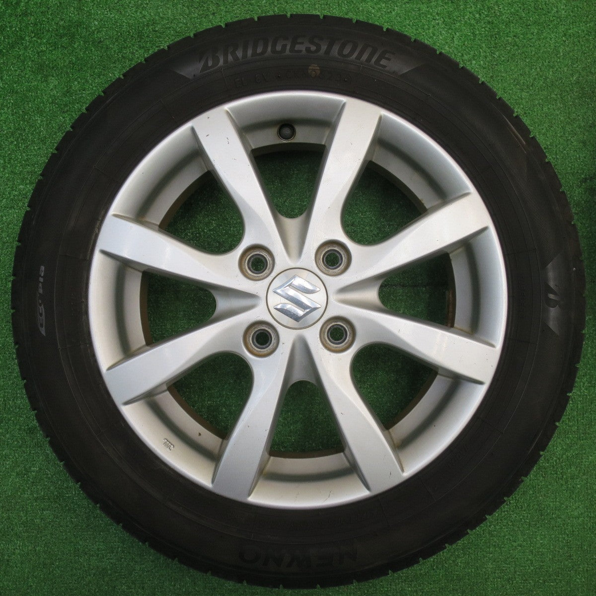 4本価格！23年★スズキ ワゴンR スペーシア アルト 等 純正 155/65R14 ブリヂストン NEWNO 14インチ PCD100/4H★5110106NJノ