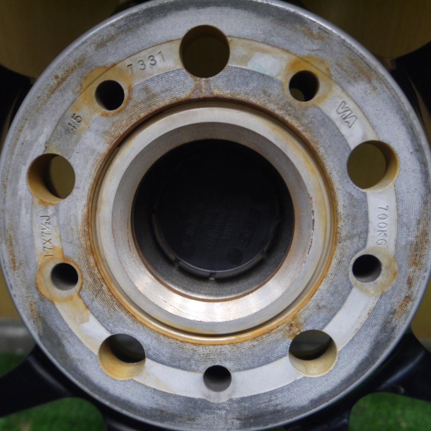 *送料無料* 美品★BBS RF505 鍛造 ホイール 17インチ 17×7.5J PCD112/5H★4051406Hホ