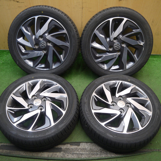 4本価格！23年★スズキ スペーシア カスタム 純正 165/55R15 ダンロップ エナセーブ RV505 15インチ PCD100/4H★5092905Hノ