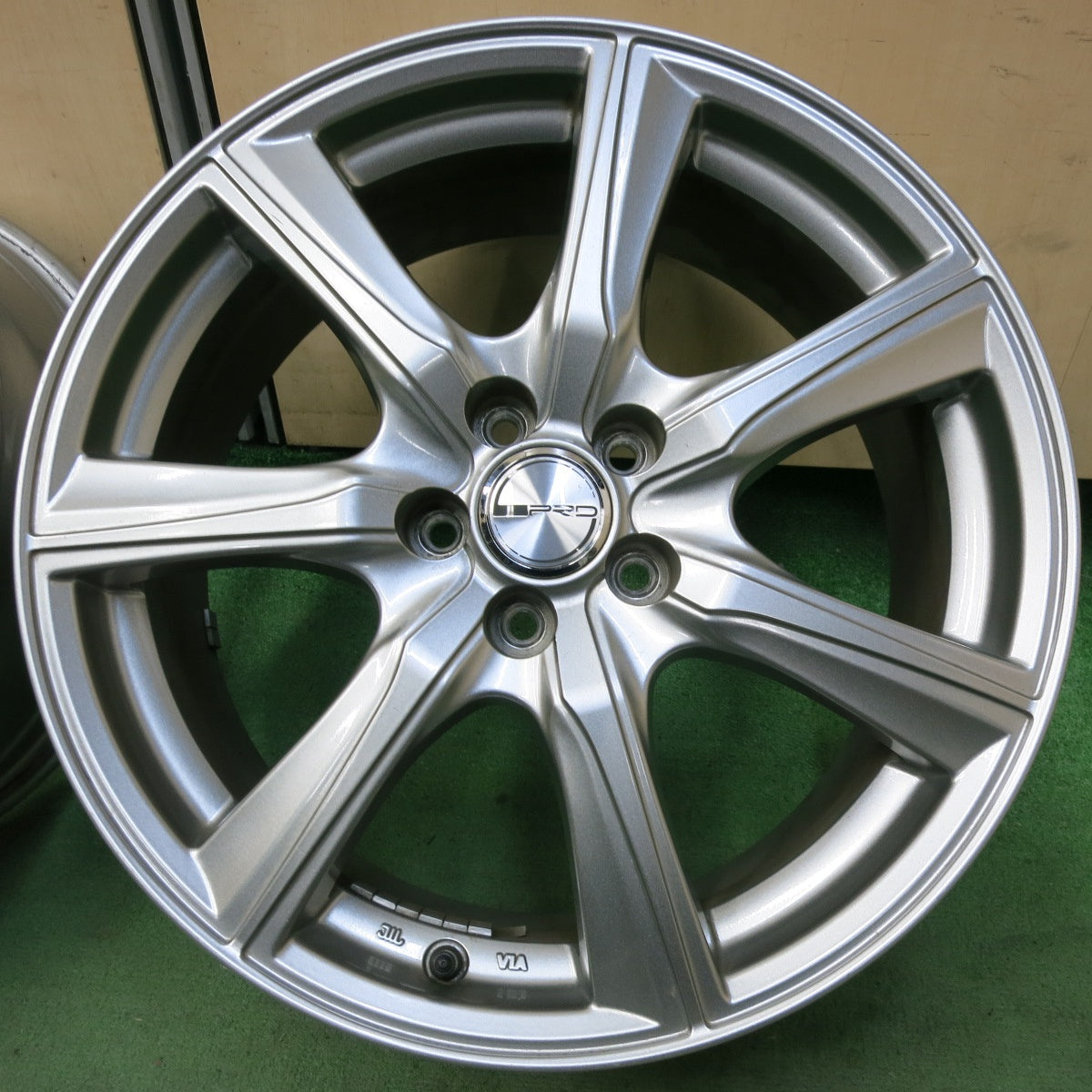 キレイ★インプレッサ 等 PRD TS7 17インチ ホイール 17×7J 社外 アルミ PCD100/5H★5051614SYホ