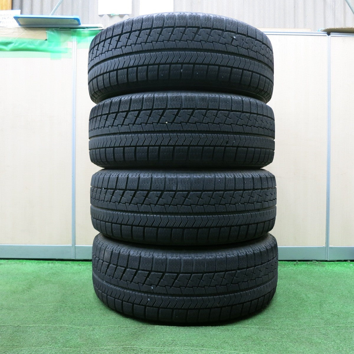*送料無料* キレイ★スバル フォレスター 純正 OP SAA ENKEI 215/60R16 スタッドレス ブリヂストン ブリザック VRX PCD100/5H★4051811NJス