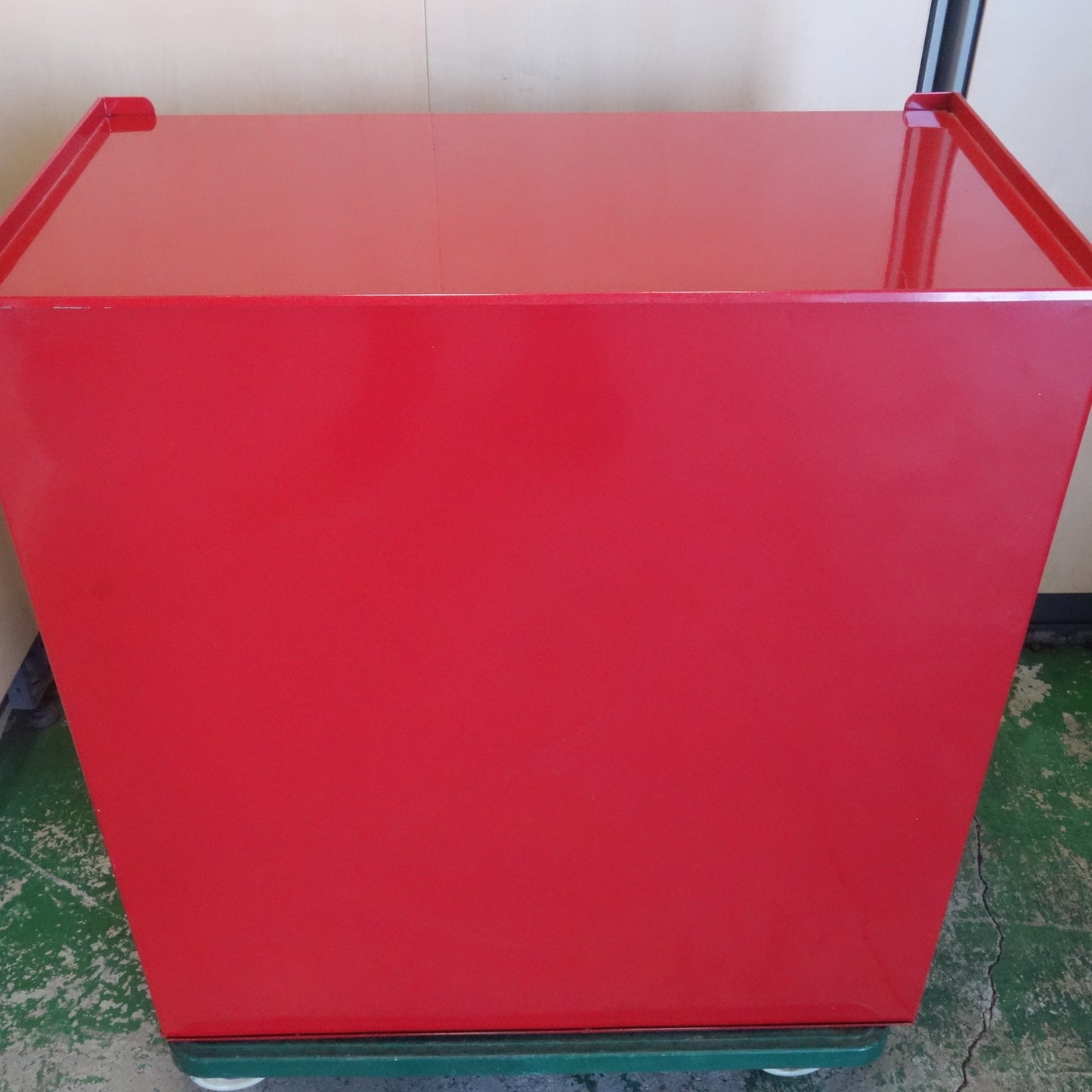 [送料無料] ☆ツール キャビネット チェスト付き 工具箱 収納 赤 2段 引き出し 鍵なし メーカー 型番 不明☆