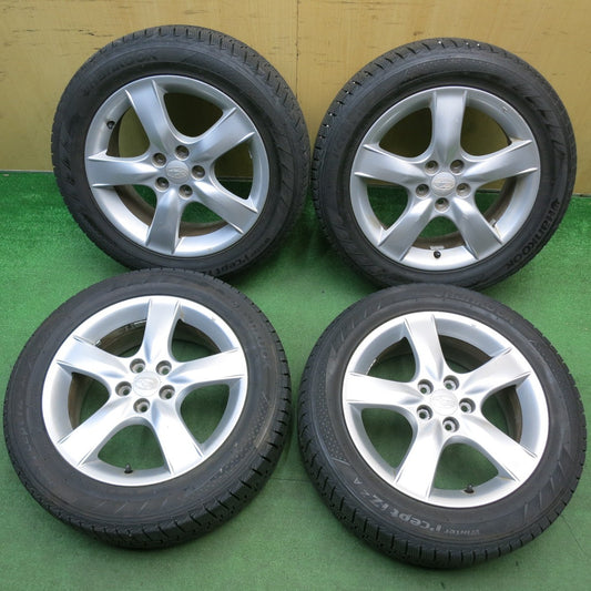 バリ溝！9.5分★スバル レガシィ 純正 205/55R16 スタッドレス ハンコック ウインター アイセプト IZ2A 16インチ PCD100/5H★6032806HAス