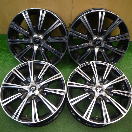 4本価格★プリウス シエンタ 等 Guild XS weds 15インチ ギルド ウェッズ ホイール 15×6J PCD100/5H★5120803Hホ