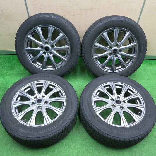 4本価格★スタッドレス 225/60R17 ブリヂストン ブリザック DM-V2 LUTZ 社外 アルミ 17インチ PCD114.3/5H★4100803HAス