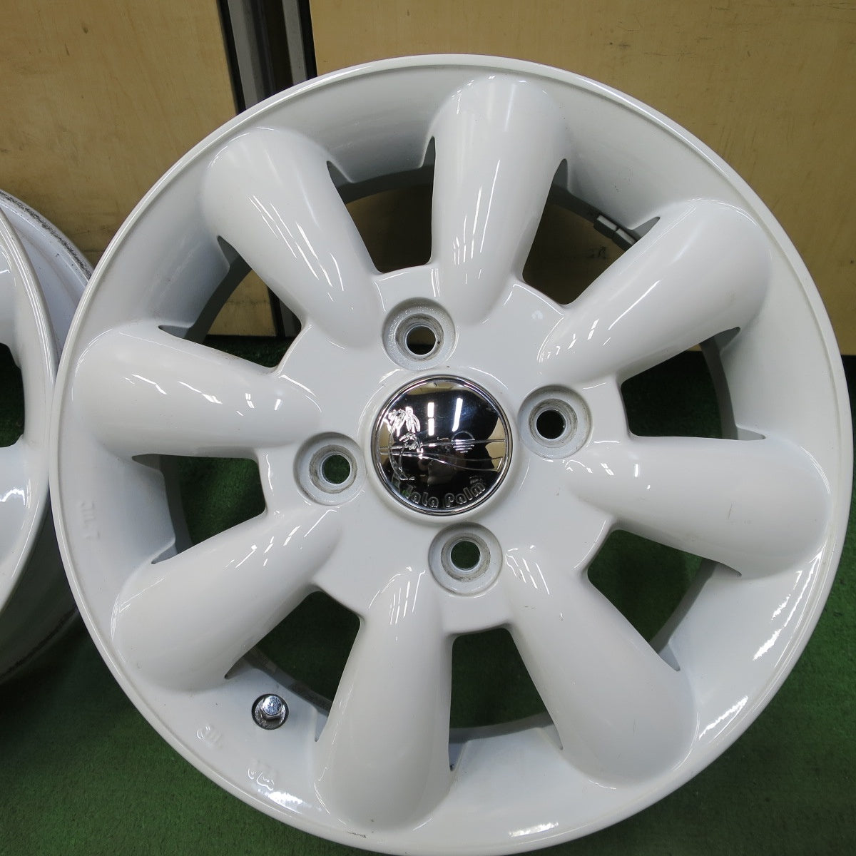 4本価格★LaLa Palm KC-8 13インチ ホイール ララパーム 13×4.00B PCD100/4H★6073104NGホ