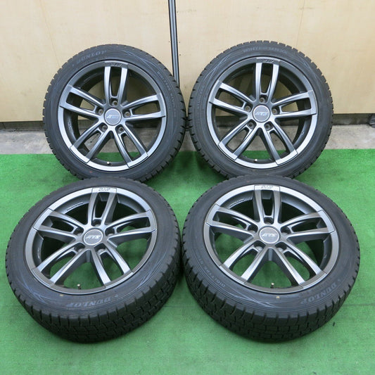バリ溝！9分★ポルシェ 等 ATS 235/45R18 スタッドレス ダンロップ ウインターマックス WM01 18インチ PCD130/5H★4061801ナス