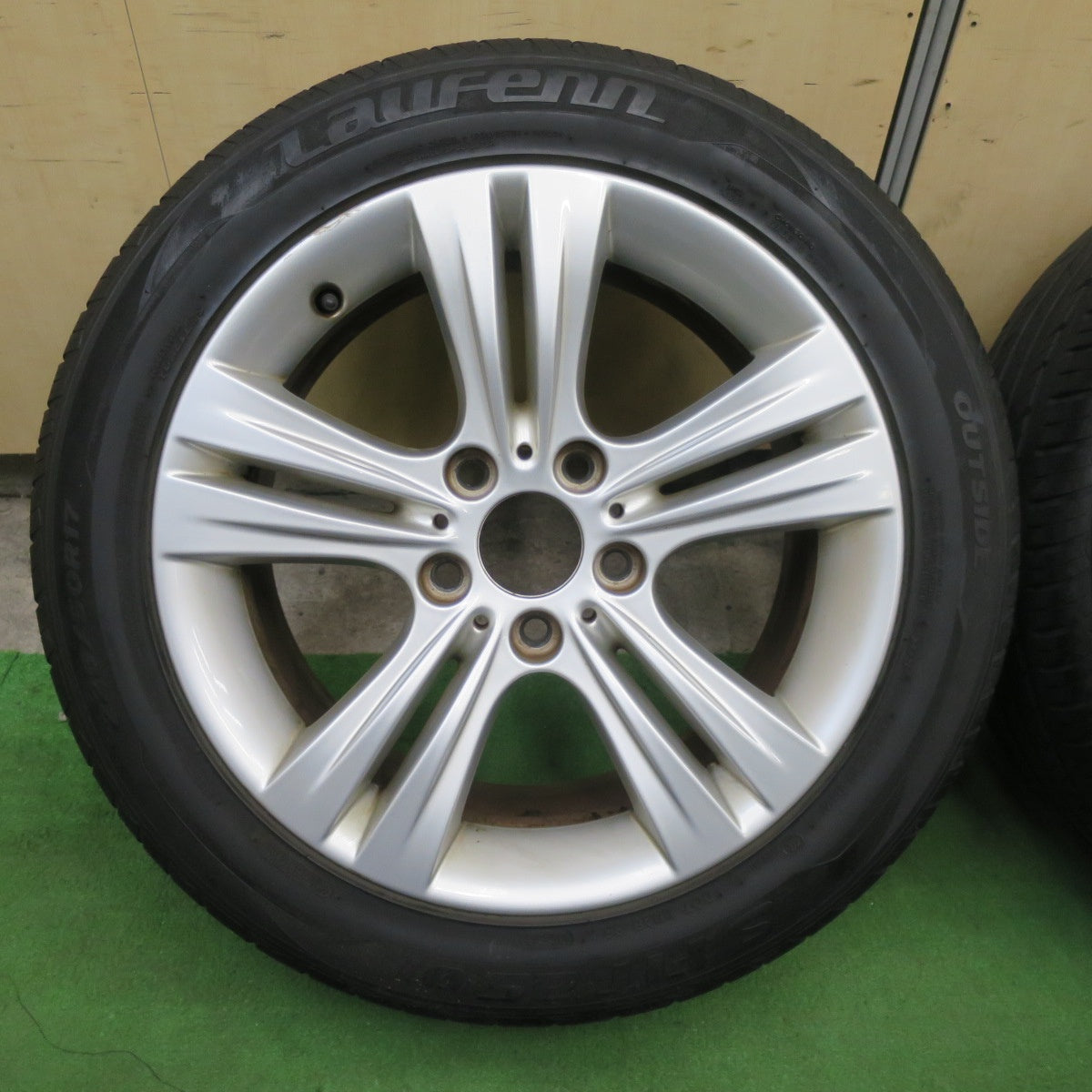 キレイ！23年★BMW F30 3シリーズ 純正 225/50R17 ラウフェン FIT as-01 17インチ PCD120/5H★6021901TTノ