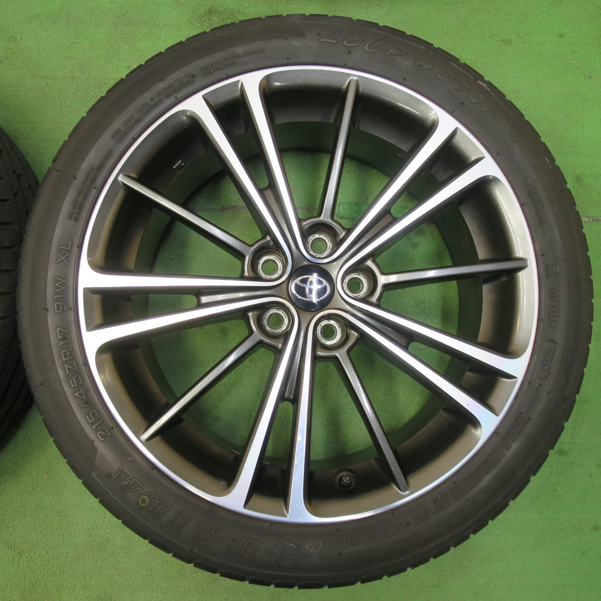 [送料無料] キレイ★トヨタ ZN6 86 スバル BRZ 純正 215/45R17 ハイダ LECP HD927 17インチ PCD100/5H★5031408イノ