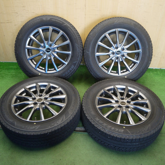 バリ溝！23年！キレイ！9.5分◎ライズ ロッキー 等 195/65R16 スタッドレス ブリヂストン ブリザック VRX3 BALMINUM AR12 バルミナ 16インチ PCD100/5H◎6080303Hス