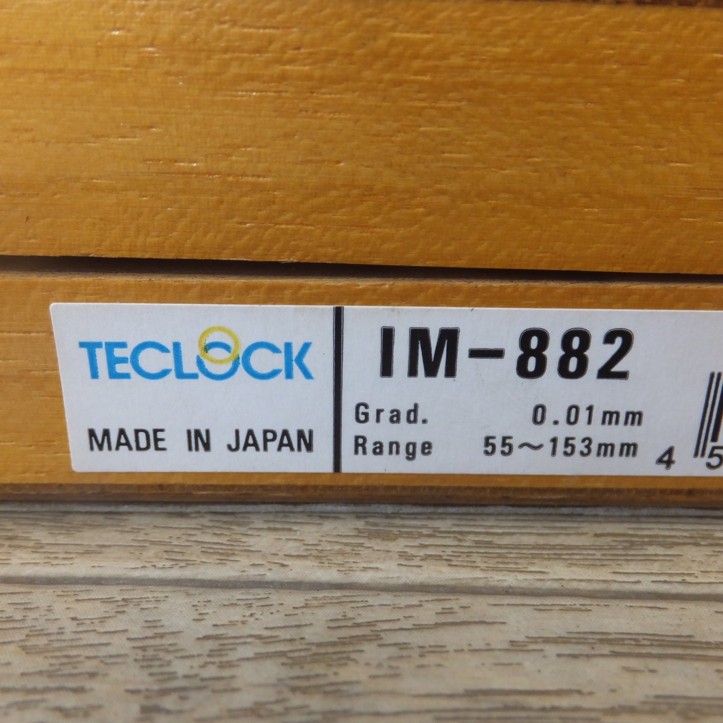 [送料無料] ★テクロック TECROCK 内側ダイヤルキャリパゲージ IM-882 替測定子交換タイプ 55-153mm★