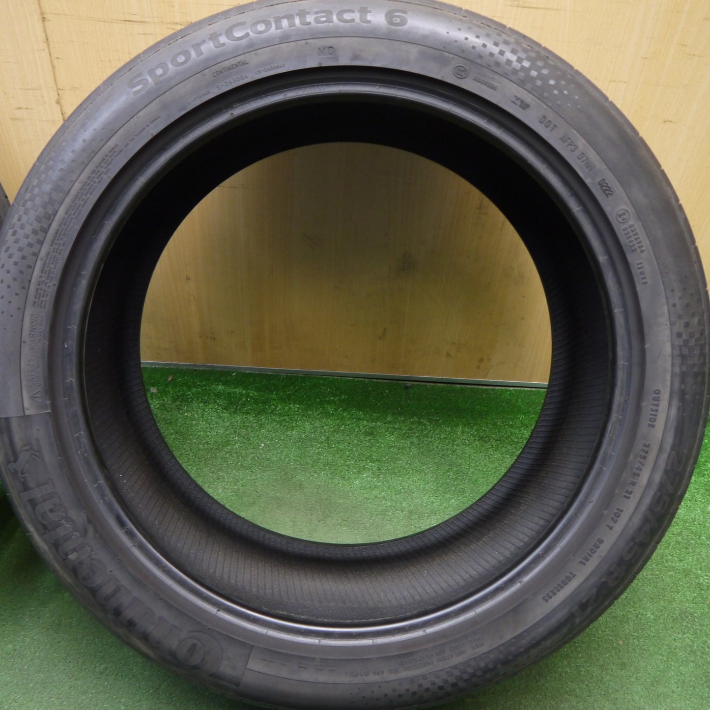 2本価格！22年★275/45R21 コンチネンタル スポーツコンタクト6 タイヤ 21インチ ベンツ GLS GLE Gクラス W167 X167 W463 等★6032504Hノタ