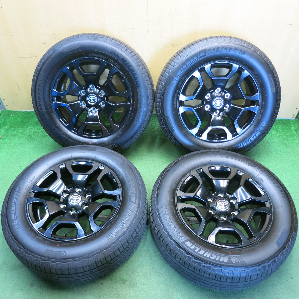 新車外し！26年◎トヨタ ランクル FJ 純正 265/60R18 ミシュラン プライマシー SUV 18インチ PCD139.7/6H◎6082304HAノ