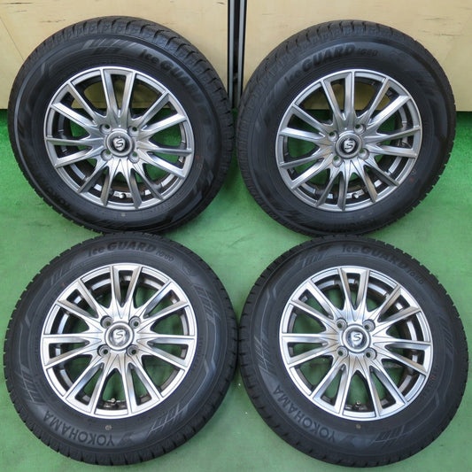 バリ溝！21年！9.5分★スタッドレス 175/70R14 ヨコハマ アイスガード iG60 STRANGER ストレンジャー 14インチ PCD100/4H★5021106イス