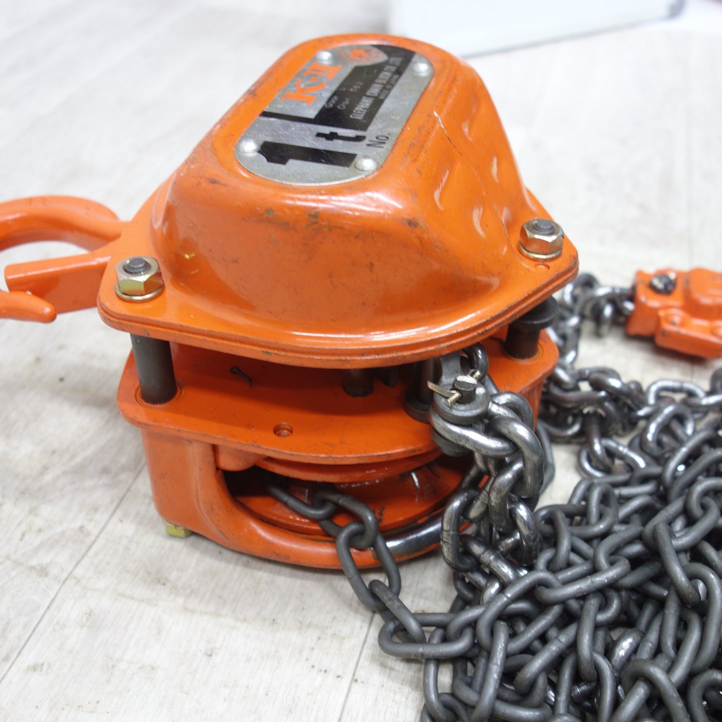 [送料無料] ◆象印 チェーンブロック 1ton K-2 L T-6.3 1000kg 1トン K-Ⅱ ELEPHANT 吊り 工具 エレファント①◆