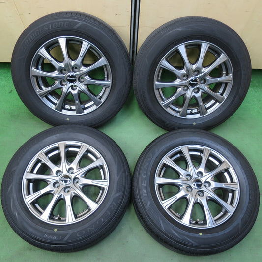 バリ溝！22年！キレイ！9.5分★プリウス 等 195/65R15 ブリヂストン レグノ GRV2 Exceeder エクシーダー 15インチ PCD100/5H★5092915イノ