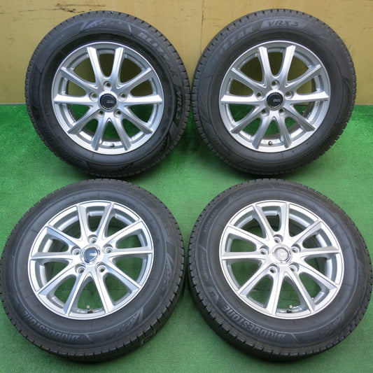 バリ溝！22年！キレイ！9.5分★スタッドレス 185/65R15 ブリヂストン ブリザック VRX3 PREO プレオ 15インチ PCD114.3/5H★5041506TNス