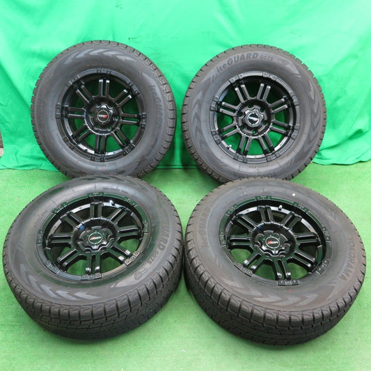 バリ溝！21年！キレイ！9.5分以上★スタッドレス 265/65R17 ヨコハマ アイスガード G075 B-MUD X 17インチ PCD139.7/6H★4051401ナス