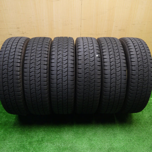バリ溝！24年！9.5分以上！6本★トラック タイヤ 205/70R16 111/109N スタッドレス ブリヂストン ブリザック W989 16インチ★5101402Hスタ