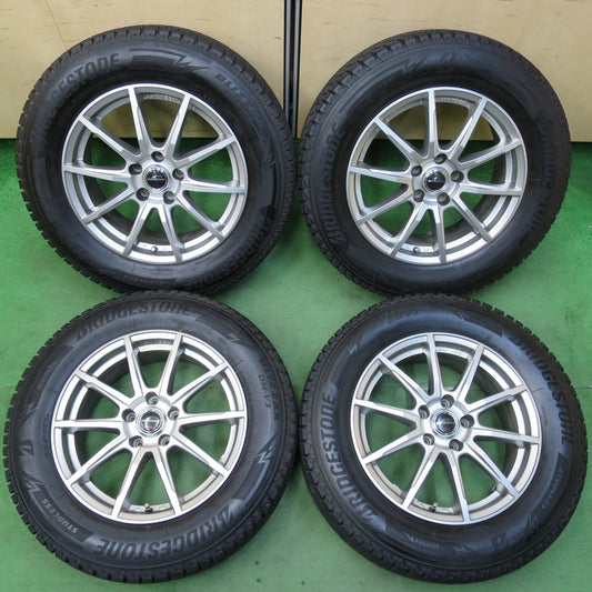 バリ溝！21年！キレイ！9.5分★スタッドレス 225/65R17 ブリヂストン ブリザック DM-V3 SCHNEIDER シュナイダー 17インチ PCD114.3/5H★5012006イス