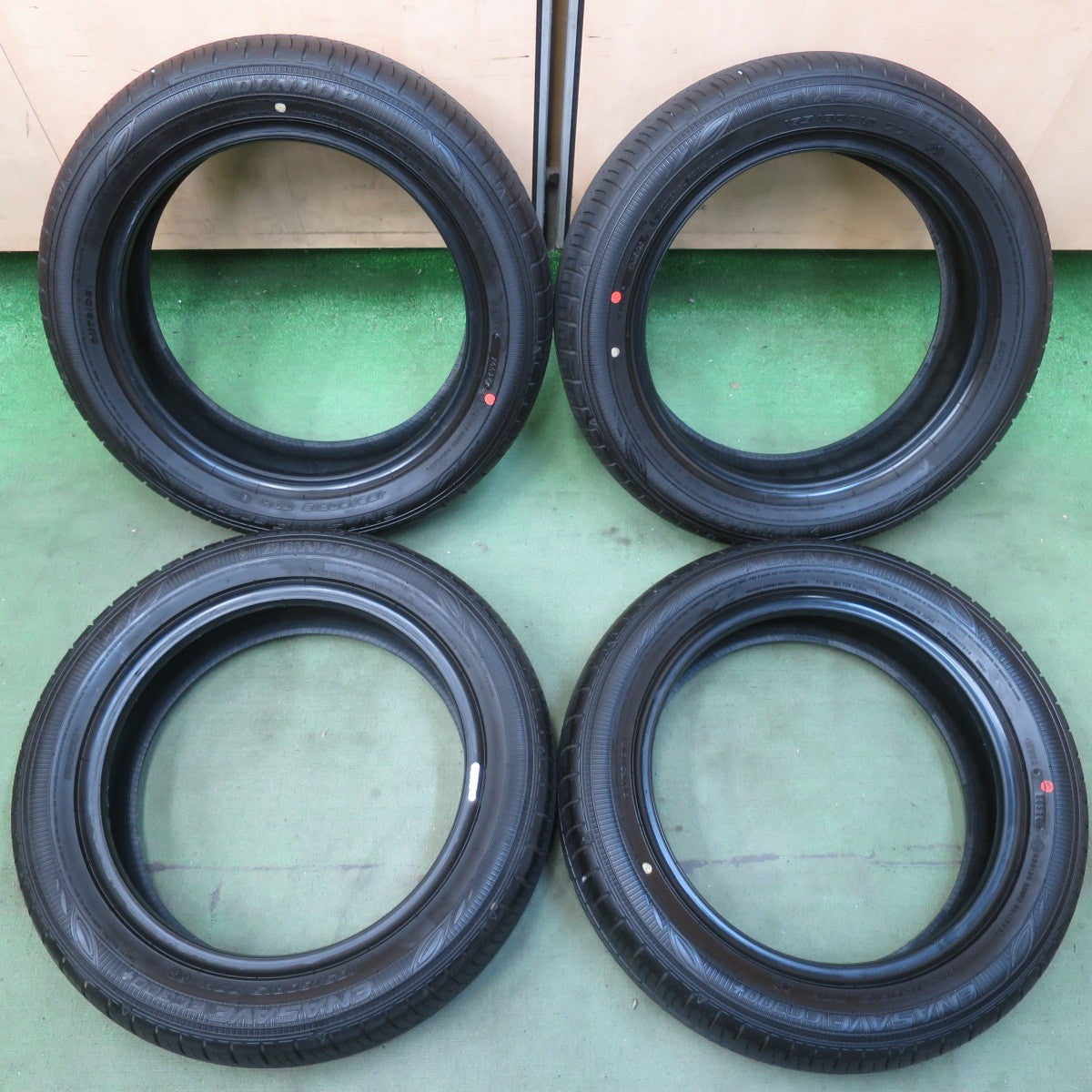 新車外し！26年◎165/60R15 ダンロップ エナセーブ EC300+ タイヤ 15インチ ハスラー デリカミニ キャスト フレアクロスオーバー 等◎6083108イノタ