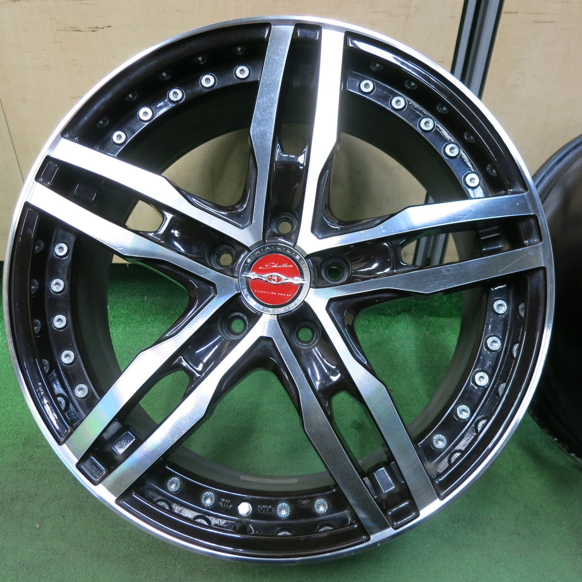 [送料無料] 4本価格★Shallen XF-55 KYOHO シャレン 共豊 18インチ ホイール 18×7.5J PCD114.3/5H★5030711SYホ