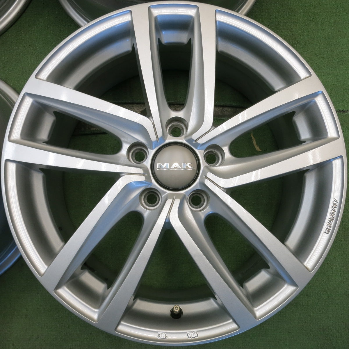 キレイ◎ワーゲン 等 MAK DRESDEN 17インチ ホイール マック ドレスデン 17×7J PCD112/5H◎6080601HAホ