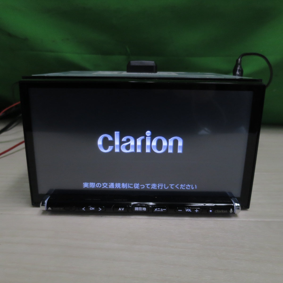[送料無料] 付属品付き☆クラリオン メモリー ナビ カーナビ 7型 NX618 バックカメラ RC15D セットCD DVD フルセグ Bluetooth 地図データ 2018年 clarion☆