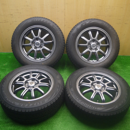 *送料無料* バリ溝！20年！キレイ！9.5分★スタッドレス 215/60R16 ブリヂストン ブリザック VRX2 ESTROSA エステローザ 16インチ PCD114.3/5H★4082003Hス