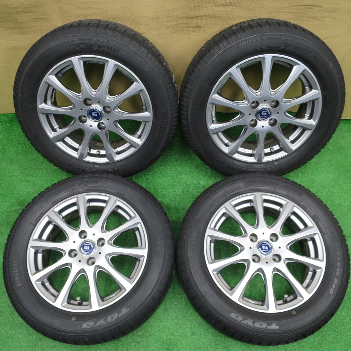バリ溝！8.5分★スタッドレス 175/65R15 トーヨー ガリット G5 TIRADO Eta LA STRADA ティラード ラストラーダ 15インチ PCD100/4H★5122803NKス