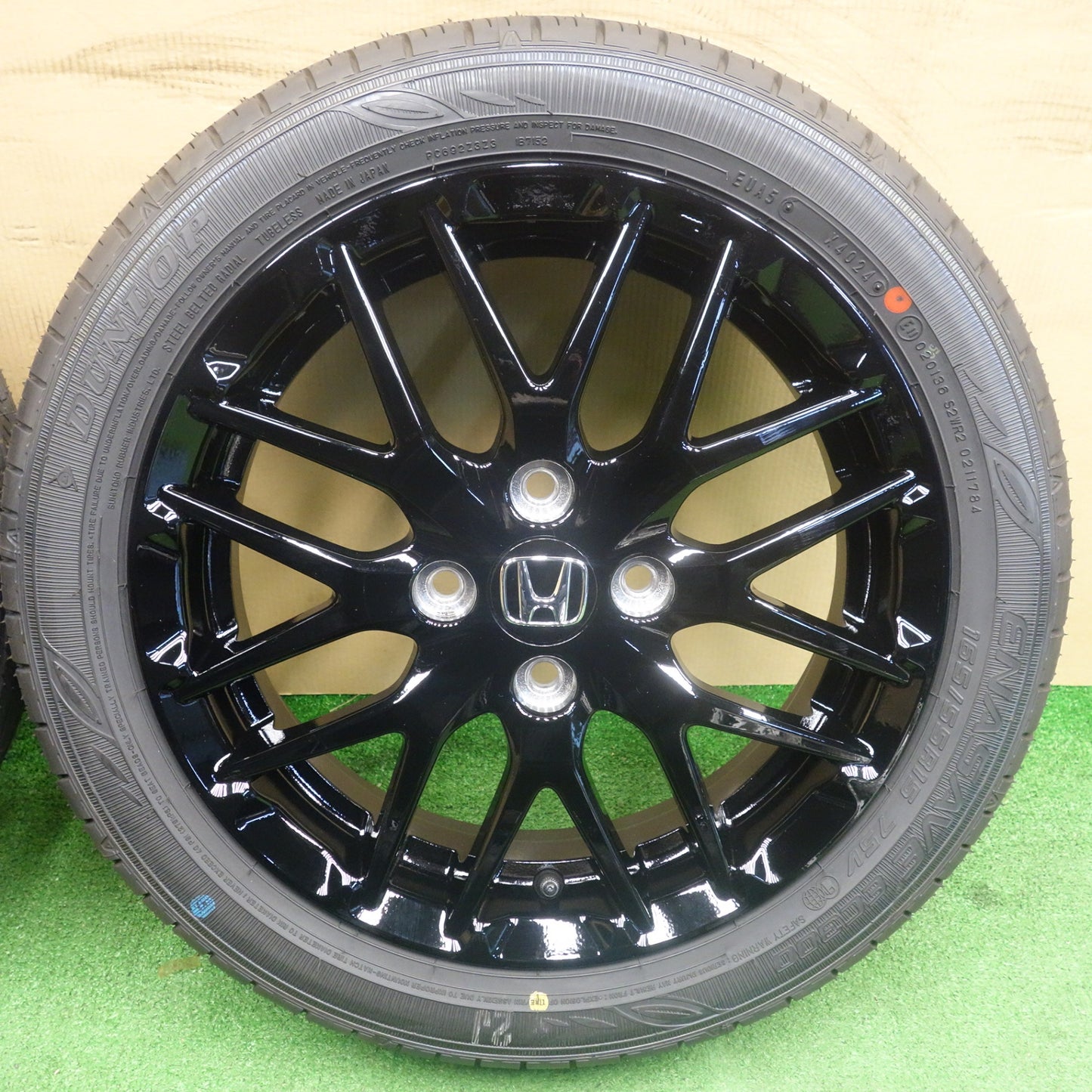新車外し！24年★ホンダ N-ONE RS 純正 165/55R15 ダンロップ エナセーブ EC300 15インチ Nワン PCD100/4H★6042301KTノ
