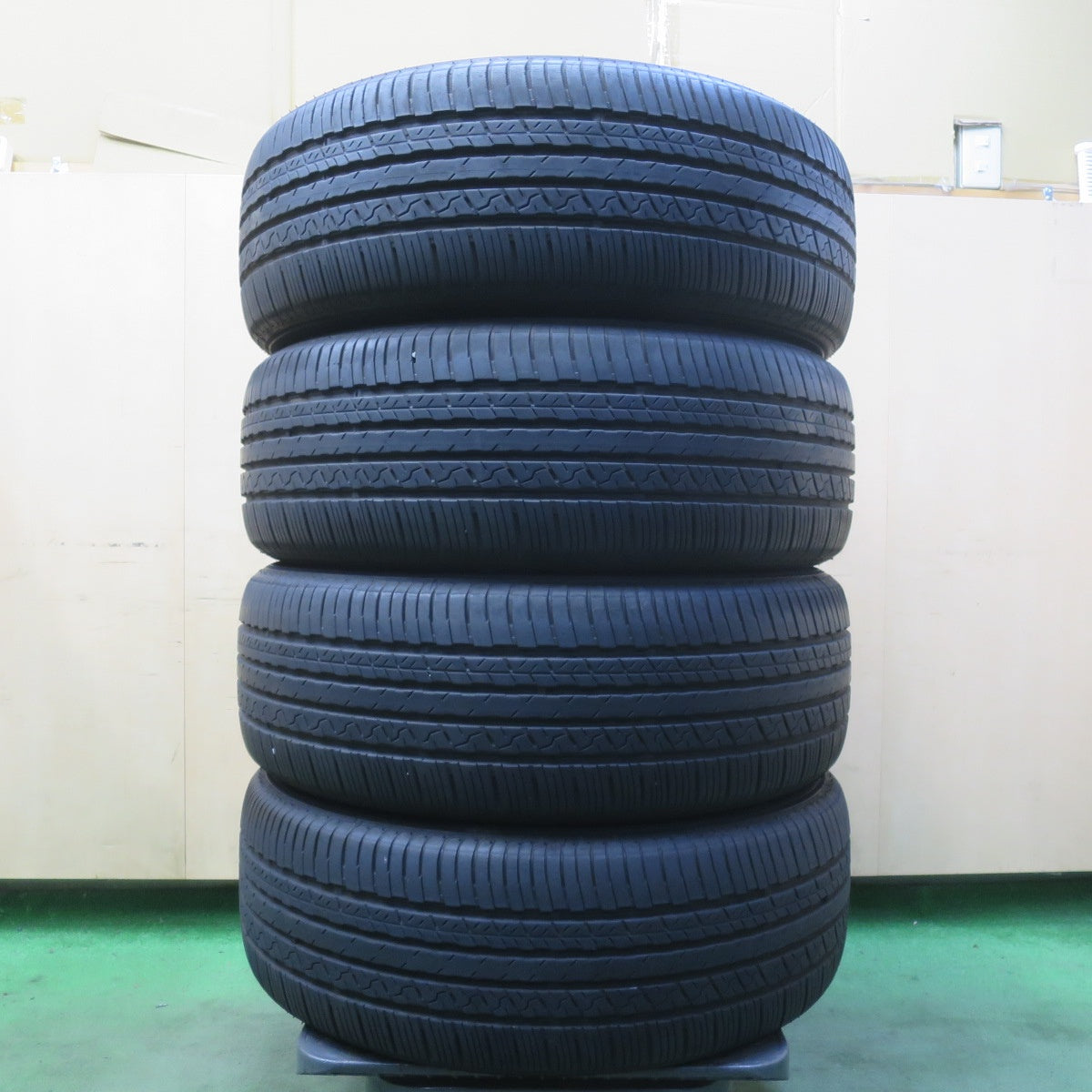 バリ溝！24年！8.5分◎225/55R18 ファルケン ZIEX ZE001 A/S タイヤ 18インチ デリカ D:5 アウトランダー エクストレイル クロストレック 等◎6082802イスタ