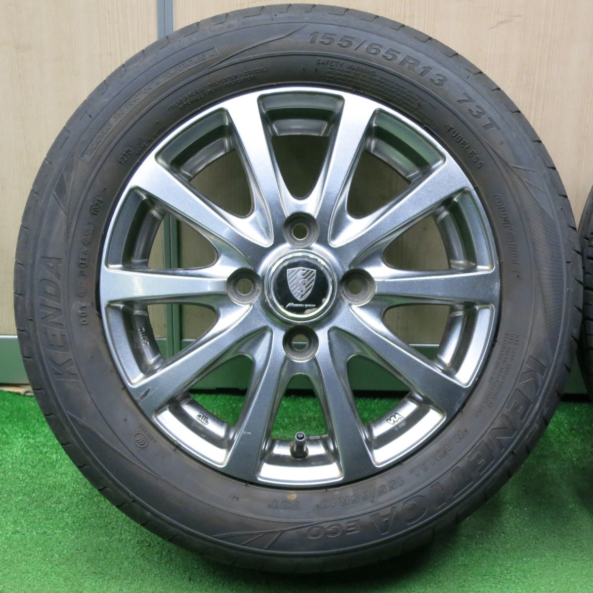 [送料無料] キレイ！24年★155/65R13 ケンダ KENETICA ECO MANARAY SPORT マナレイ スポーツ 13インチ PCD100/4H★4122403NJノ