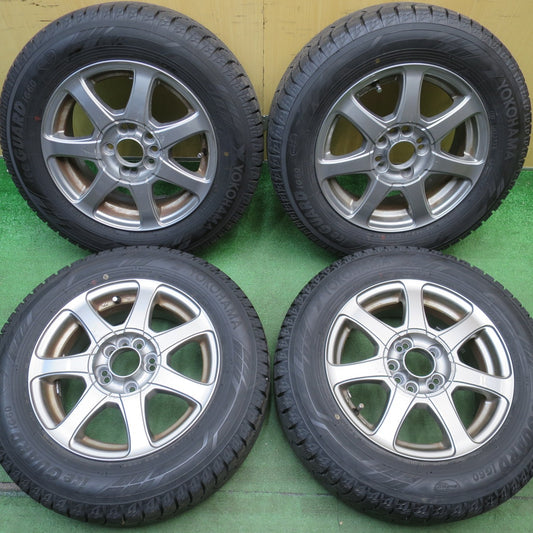 バリ溝！24年！9.5分★スタッドレス 175/70R14 ヨコハマ アイスガード iG60 社外 アルミ PCD100/4H 5H マルチ★6051101NJス
