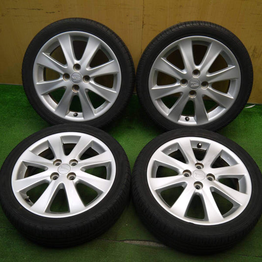キレイ★ダイハツ ムーヴ カスタム 純正 165/50R16 ダンロップ エナセーブ EC204 16インチ PCD100/4H★5040110Hノ