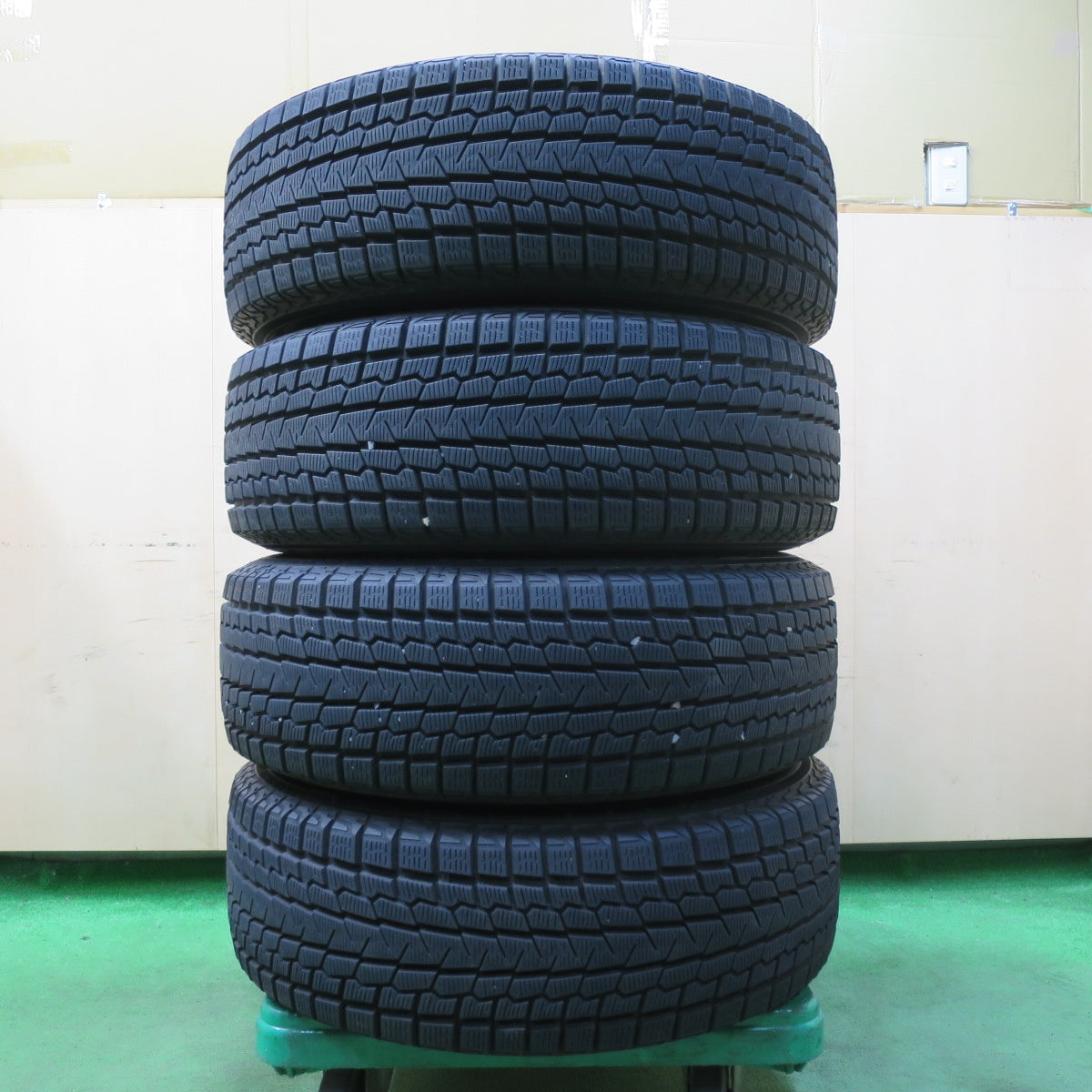 [送料無料] バリ溝！20年！キレイ！9分★スタッドレス 225/65R17 ヨコハマ アイスガード G075 VELVA SPORTZ ヴェルヴァ 17インチ PCD114.3/5H★4120310イス