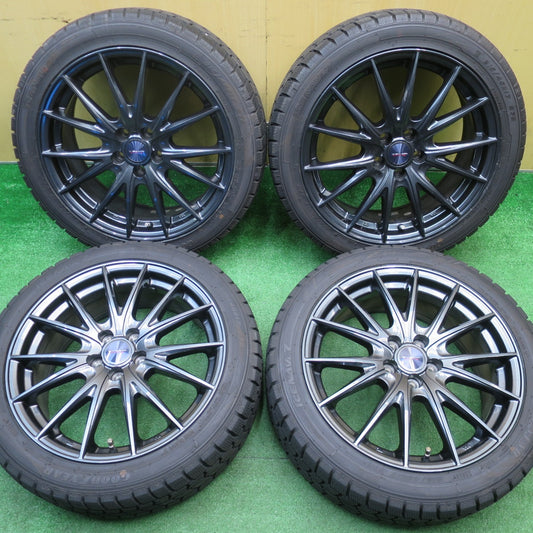バリ溝！23年！キレイ！ほぼ10分★プリウス 等 215/45R17 スタッドレス グッドイヤー アイスナビ7 VELVA SPORTZ ヴェルヴァ 17インチ PCD100/5H★5111306NJス