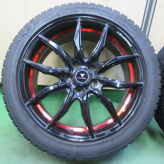 バリ溝！9.5分◎86 BRZ 等 215/45R17 スタッドレス トーヨー オブザーブ GIZ NOVARIS ノヴァリス 17インチ PCD100/5H◎6092912イス