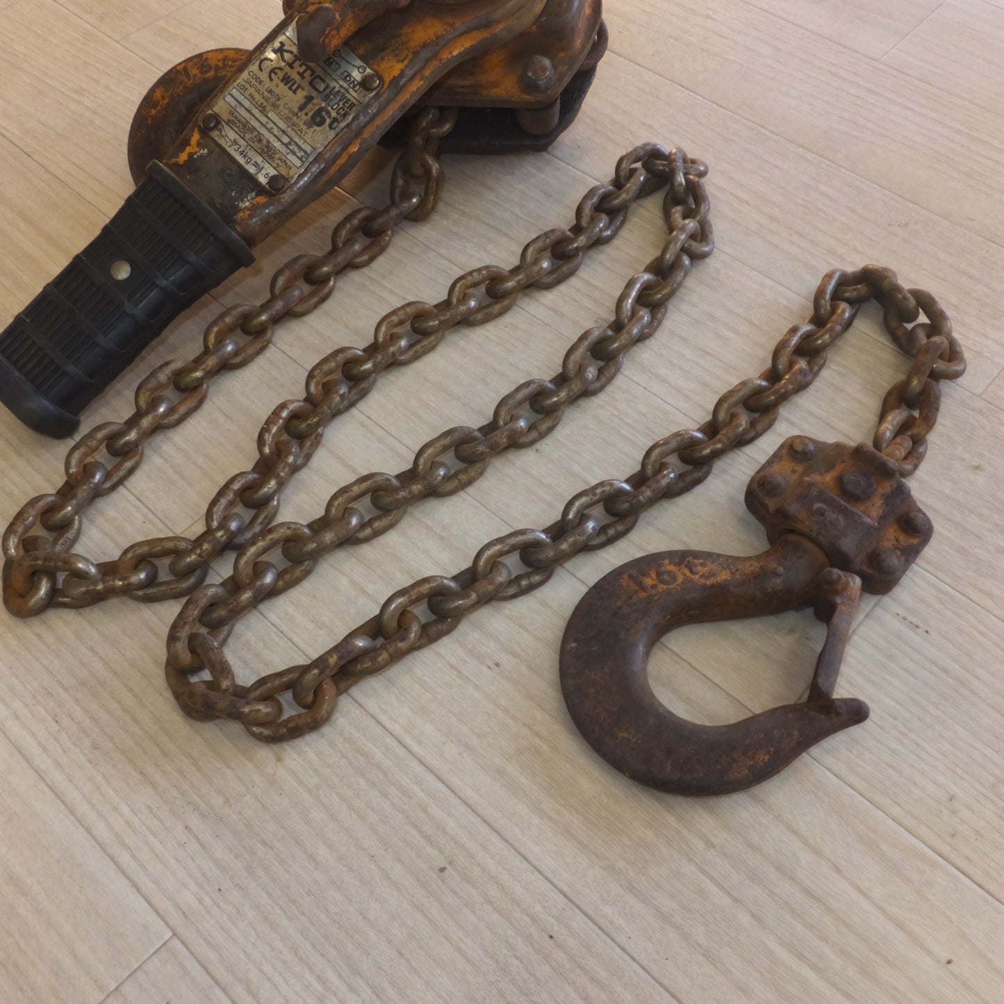 [送料無料] ★キトー KITO レバーブロック LB016 L5A 1.6t 1600kg　CHAIN:V-7.1(2)★