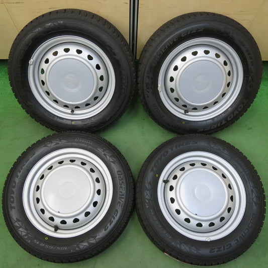 未使用！22年★スタッドレス 185/65R15 トーヨー オブザーブ GIZ2 スチール ホイール 15インチ PCD100 114.3/4H マルチ★5050501イス