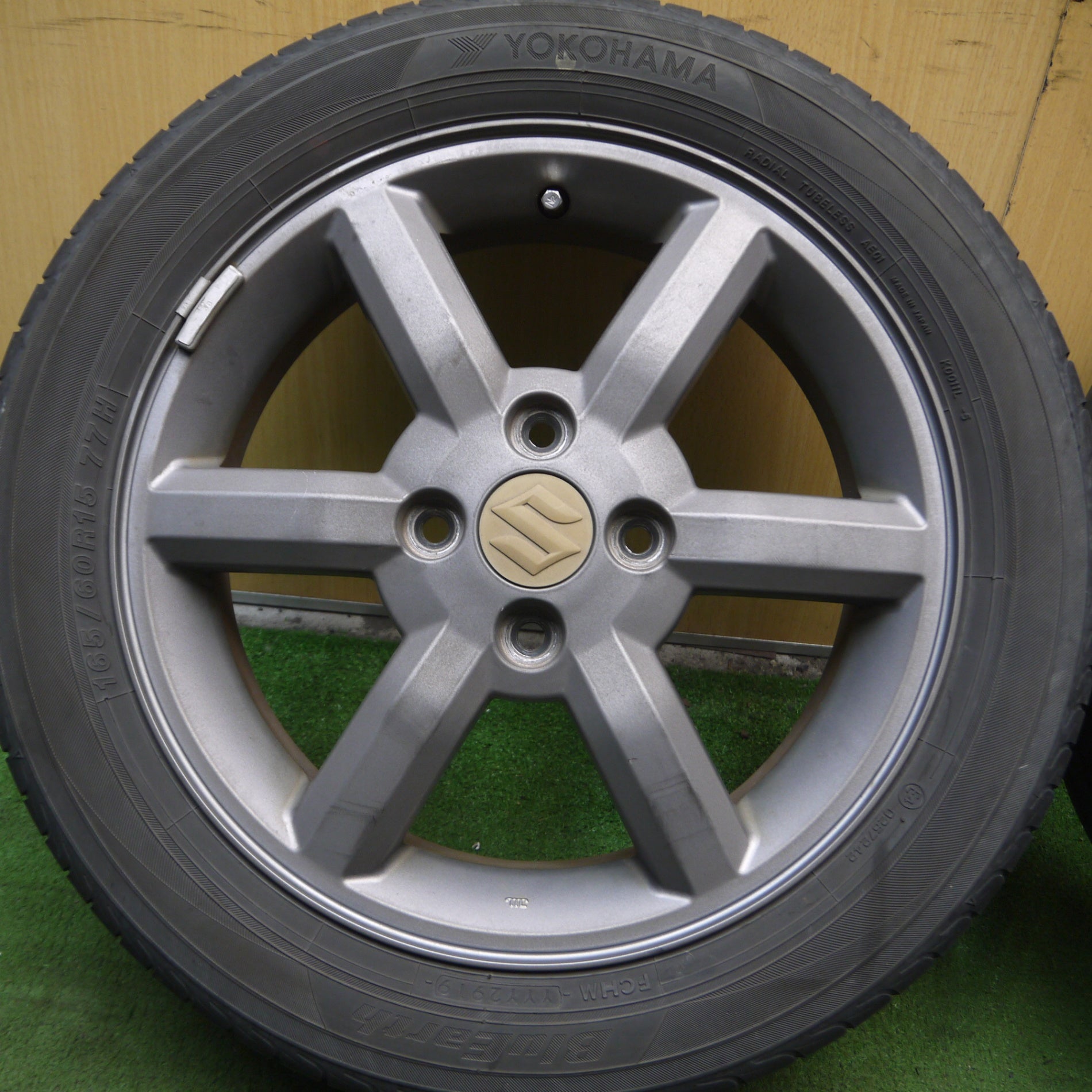 165/60R15　アルミ　タイヤ4本セット　No.340　keiワークス等　15インチ WCSPsXeISn4HbDUdTzjWBUlqvZYxEe